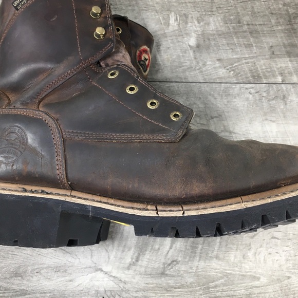 Irish Setter 83829 Mesabi Logger Lineman Waterproof Leather Work Men’s Boots 14 - Picture 6 of 11